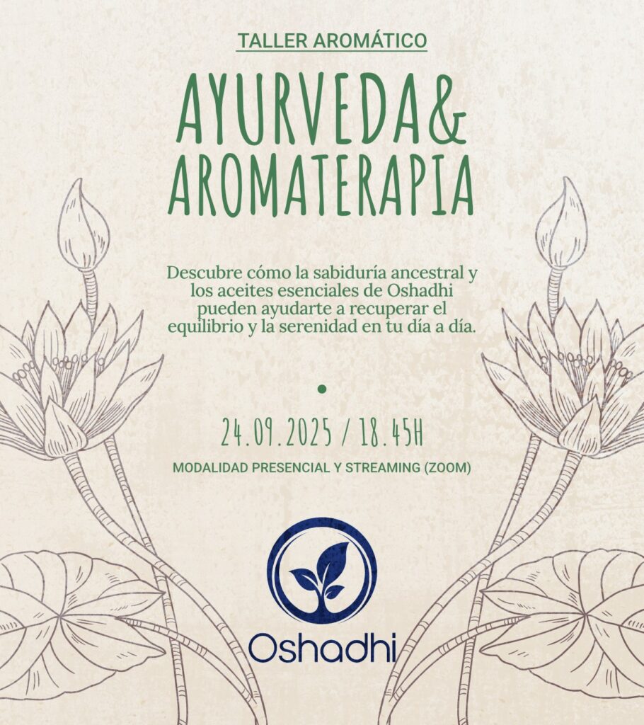 cartel aromaterapia ayurveda